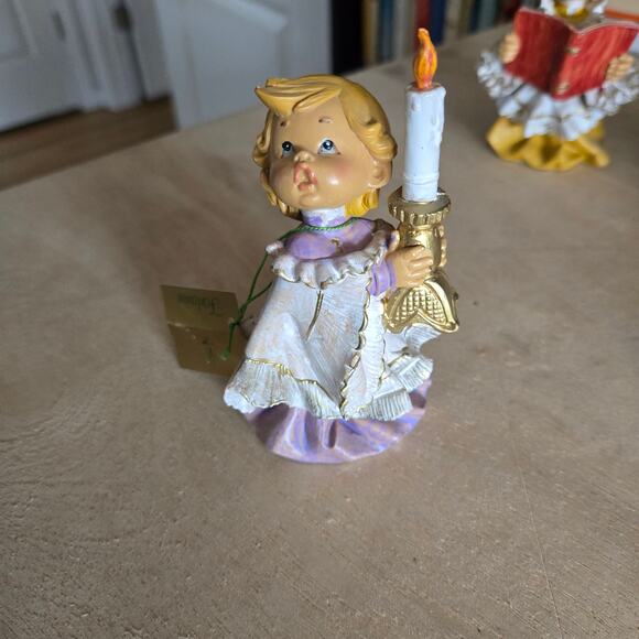 Vintage 1987 Fontanini Roman Simonetti Italy Choir Altar Boys Christmas Set of 4 - Picture 11 of 16